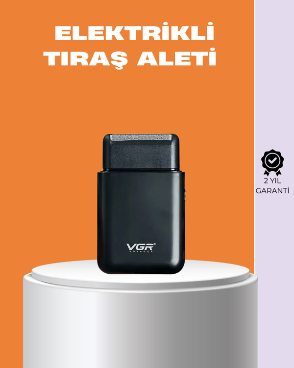 45 Dakika Çalışma Süreli Şarjlı Tıraş Makinesi | ABS Gövdeli - Image 1