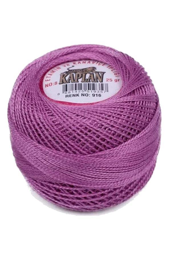 Kaplan Etamin Ve Kanaviçe İpi 8 No Kod/Renk: 916 - Royaleks - Image 1