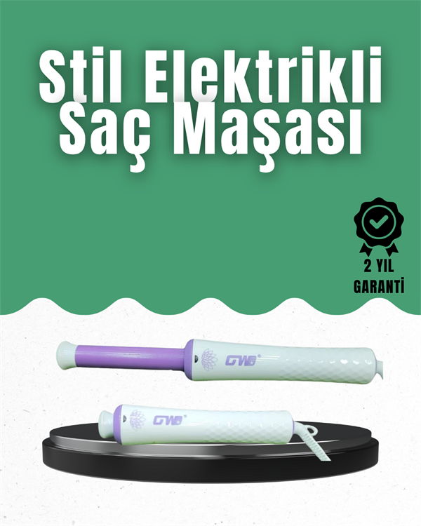 GW Taşınabilir Saç Maşası – 360° Döner Kablo, Negatif İyonlu Seramik Teknoloji - Image 1