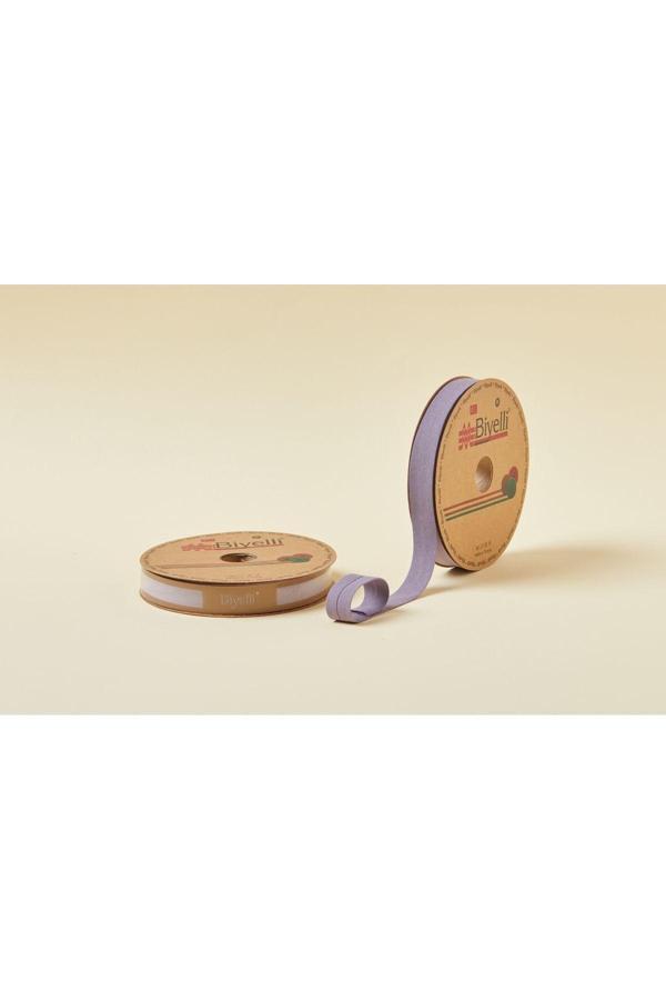 Biye Koton Katlı D37 Lila 2 cm 25 Metre %65 Koton %35 Polyester - Image 1