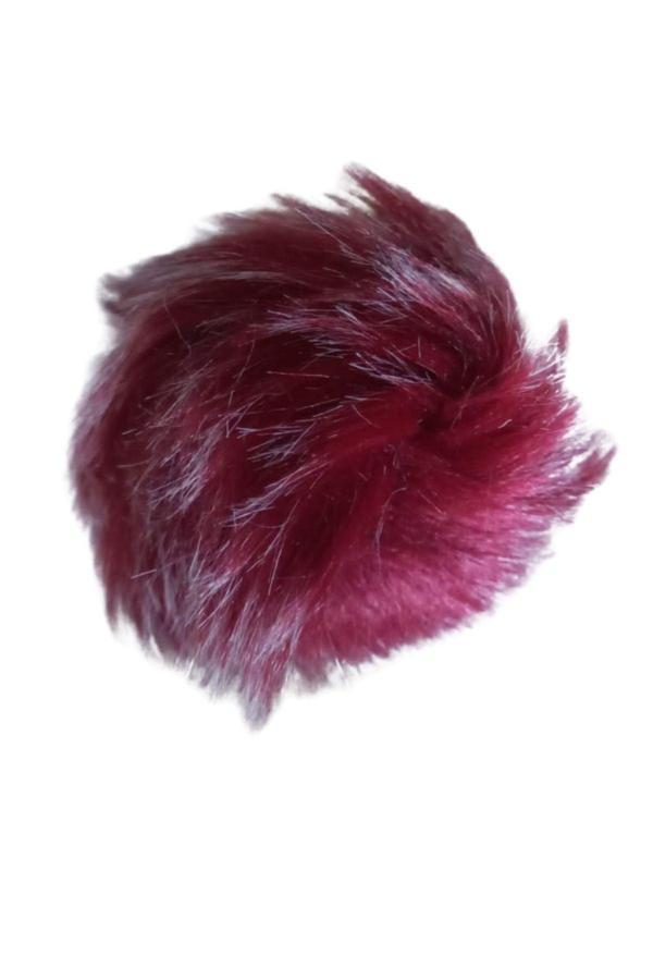 Şapka Ponponu Bordo - Image 1