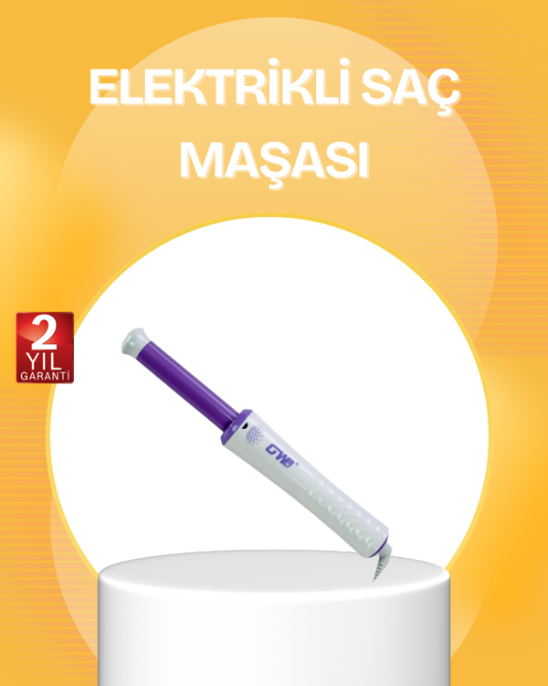 GW Taşınabilir Saç Maşası – Tourmaline Seramik, Negatif İyon Teknolojisi - Image 1