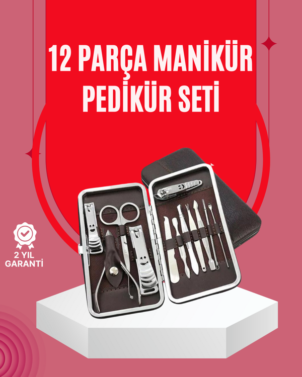 Şık ve Dayanıklı Çok Amaçlı Kişisel 12 Bakım Seti - Image 1