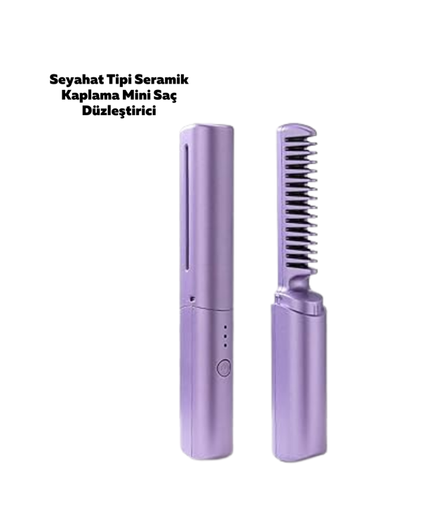 Şarjlı Saç Düzleştirici Tarak - Image 1