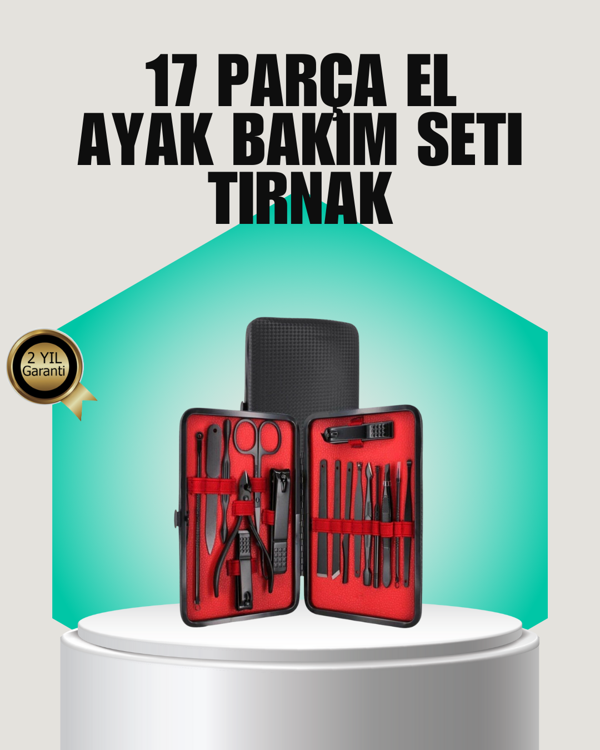 Siyah Kaymaz Teknolojili El ve Ayak Bakım Seti - Image 1