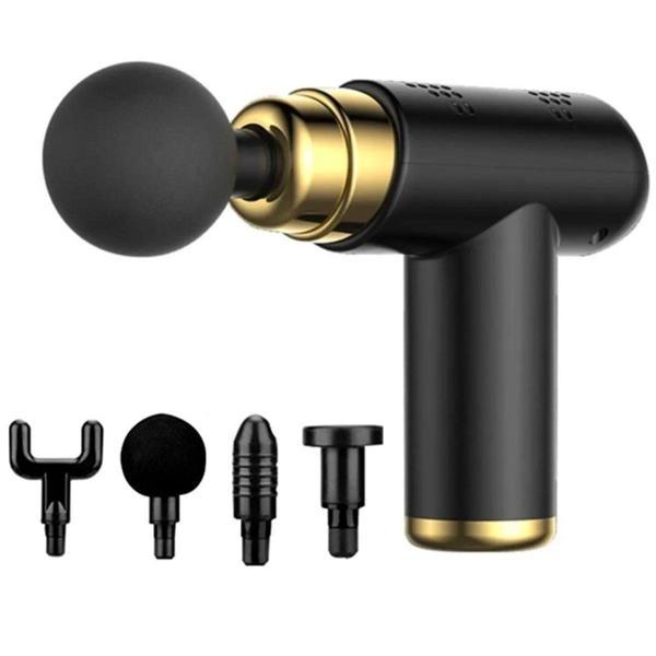 BUFFER® 4 Başlıklı USB Şarj Olabilen Masaj Tabancası - Image 1