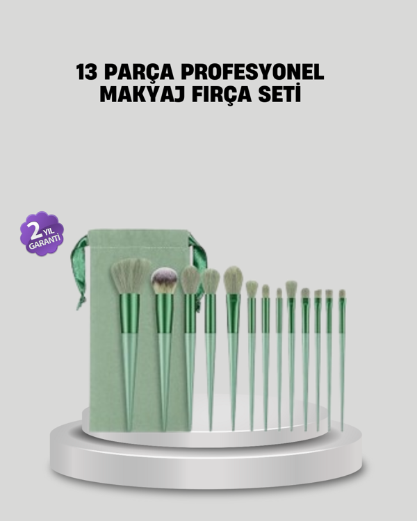 Profesyonel Makyaj Fırça Seti Yumuşak Kıllı Taşınabilir Çantalı - Image 1