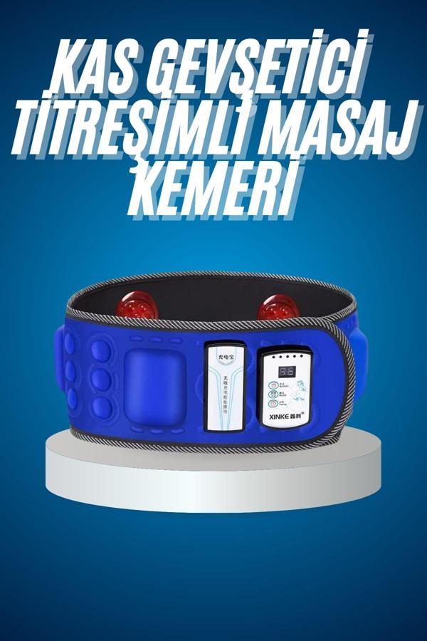 Titreşimli Kas Gevşetici Masaj Kemeri Zayıflama Aleti Bel Bölge Sırt Masaj Aleti - Image 1