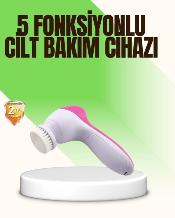 5 in 1 Elektrikli Yüz Temizleme ve Masaj Cihazı - Image 1