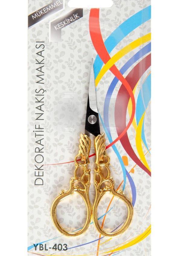 Nakış Makası Dekoratif Altın Kanat YBL-403 Model 17 - Image 1