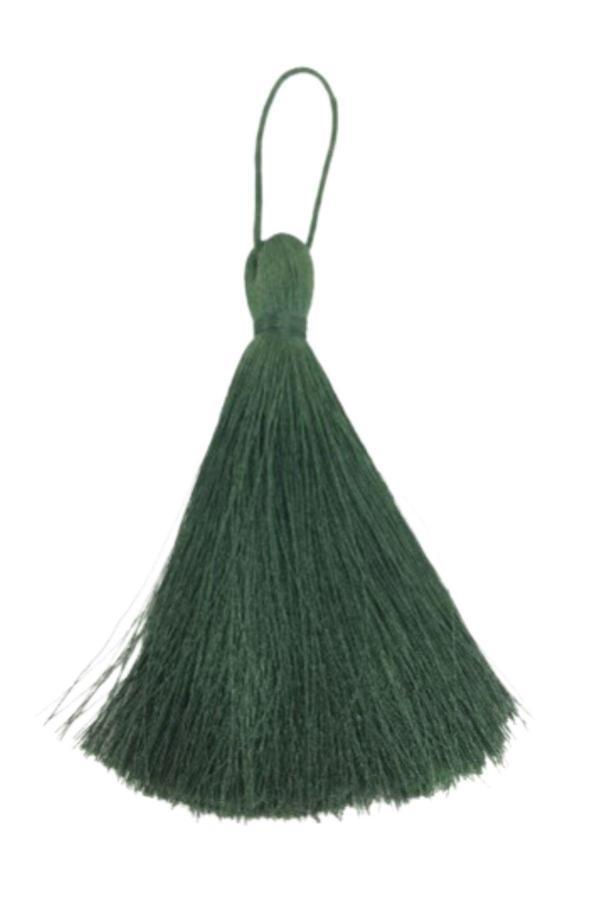 Püskül Tekli 10 cm 1 Adet Haki - Image 1