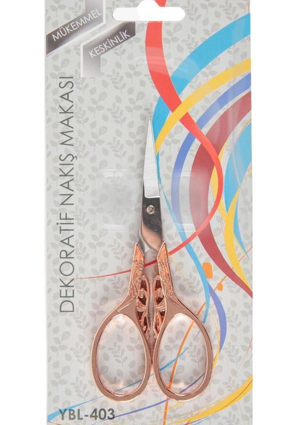 Nakış Makası Dekoratif Açık Bakır Kelebek YBL-403 Model 20 - Image 1
