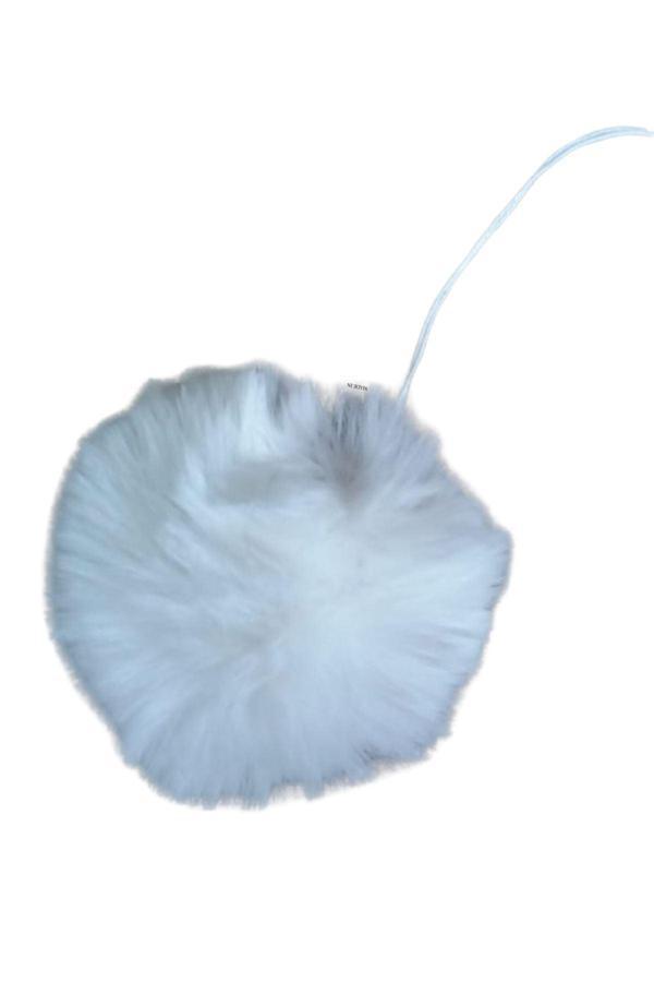 Şapka Ponponu Beyaz - Image 1