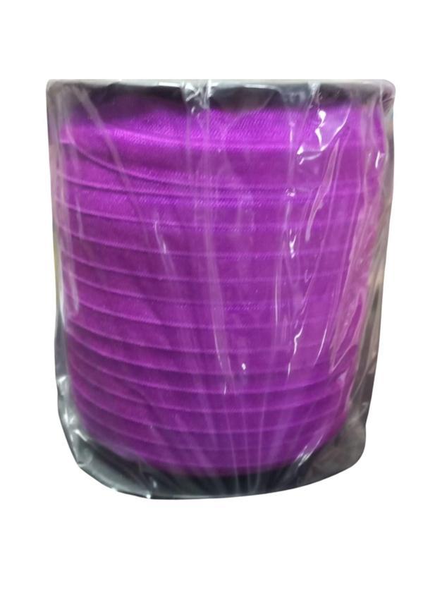 Çamaşır Lastiği Düz 1 cm  1 Metre Mor - Image 1