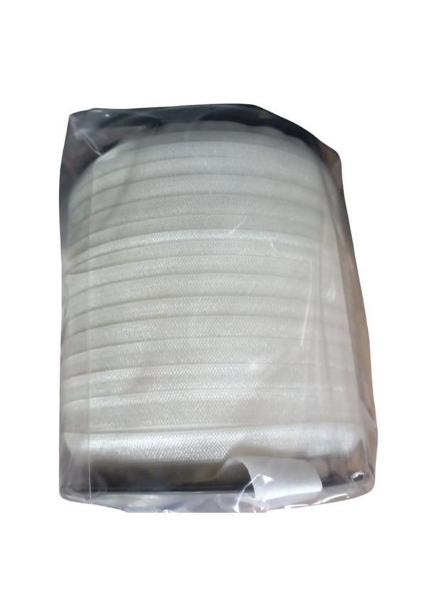 Çamaşır Lastiği Düz 1 cm  1 Metre Ekru - Image 1