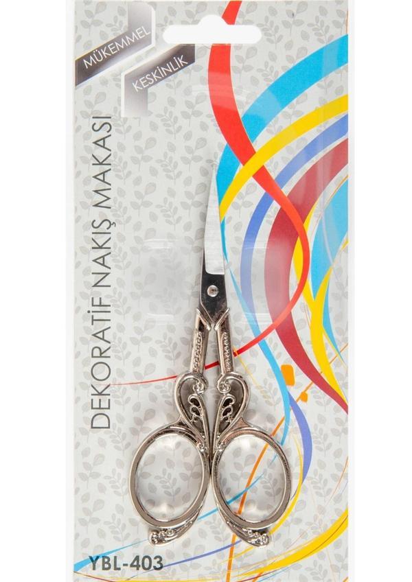 Nakış Makası Dekoratif Gümüş Kuğu YBL-403 Model 25 - Image 1