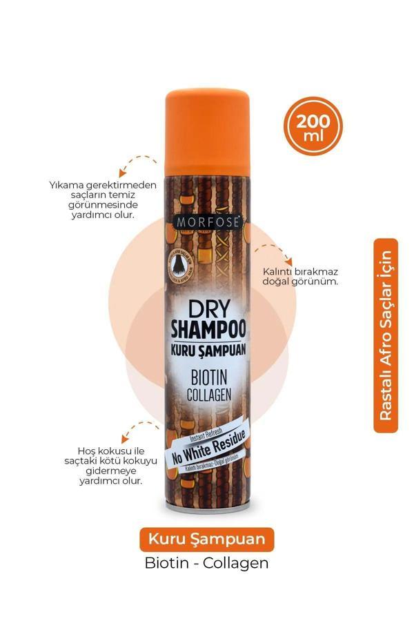 Kuru Şampuan Biotin Collagen 200 ML - Rastalı Saçlar - mrfs - Image 1