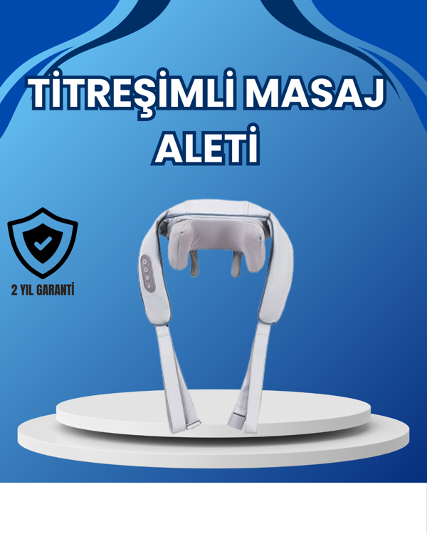 Şarjlı Boyun ve Omuz Masaj Aleti | 3D Yoğurma Teknolojisi - Image 1
