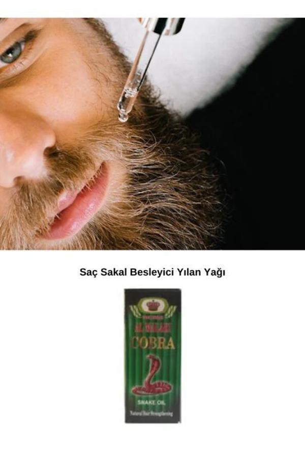 Kobra Saç ve Sakal Besleyici Gürleştirici Yılan Yağı 70ml - Image 1
