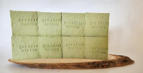 Doğal Üretim Sabunu Çay Ağacı Yağlı 12'li Set - Image 1