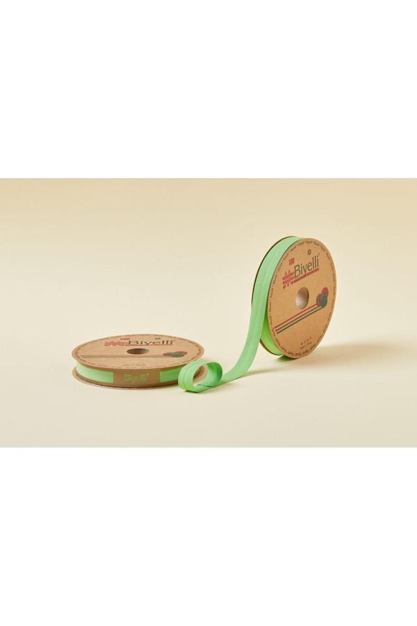 Biye Koton Katlı D09 Yeşil 2 cm 25 Metre %65 Koton %35 Polyester - Image 1