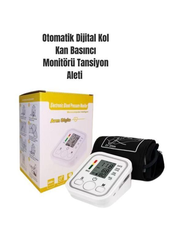 Taşınabilir Pil ve USB Girişli Tansiyon Aleti - Image 1