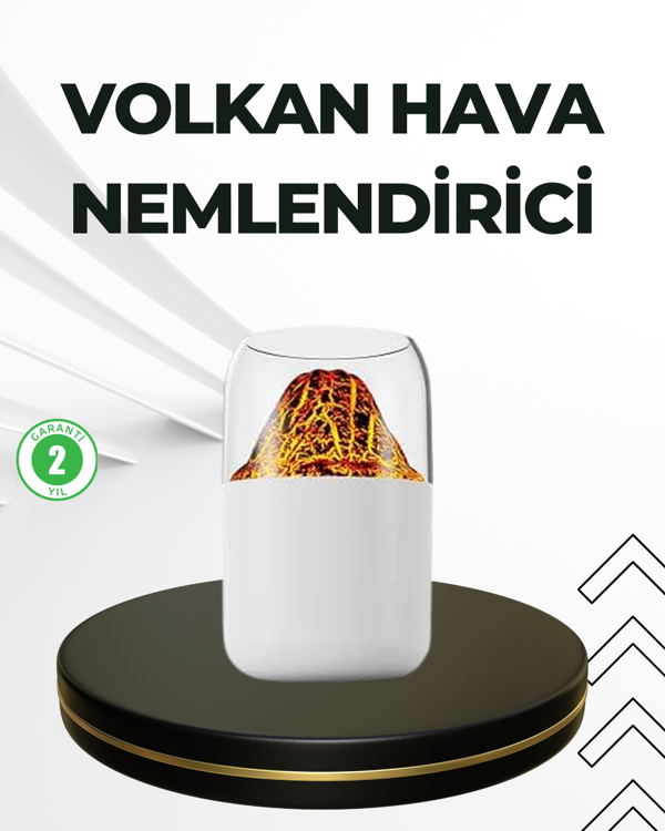 USB Şarjlı Volkanik Tasarımlı Buhar Makinesi - Image 1