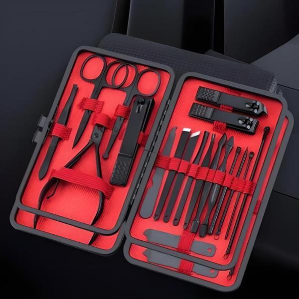 18 Parça Çanta Tipi Manikür Pedikür Tırnak Bakım Seti - Image 1