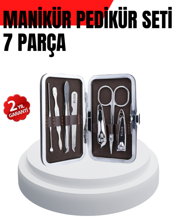 Tırnak ve Kaş Bakımına Özel Paslanmaz Çelik Set - Image 1
