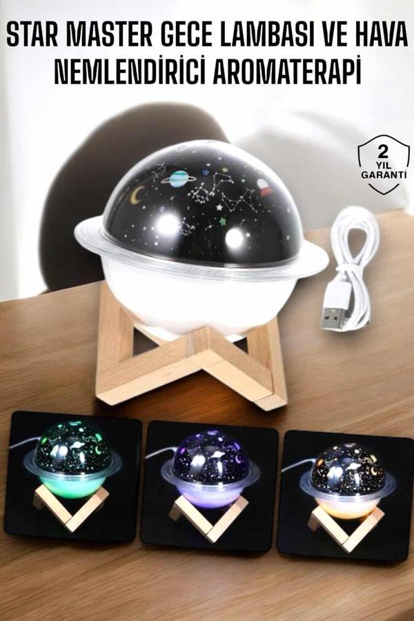 Aromaterapi Hava Nemlendirici Masa ve Gece Lambası - Image 1