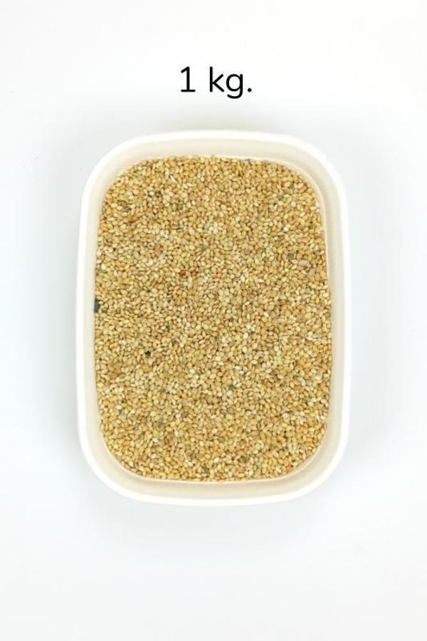 Muhabbet ve Tüm Egzotik Kuşlar İçin Doğal Taze Tane Sarı Darı - 1 kg - Image 1