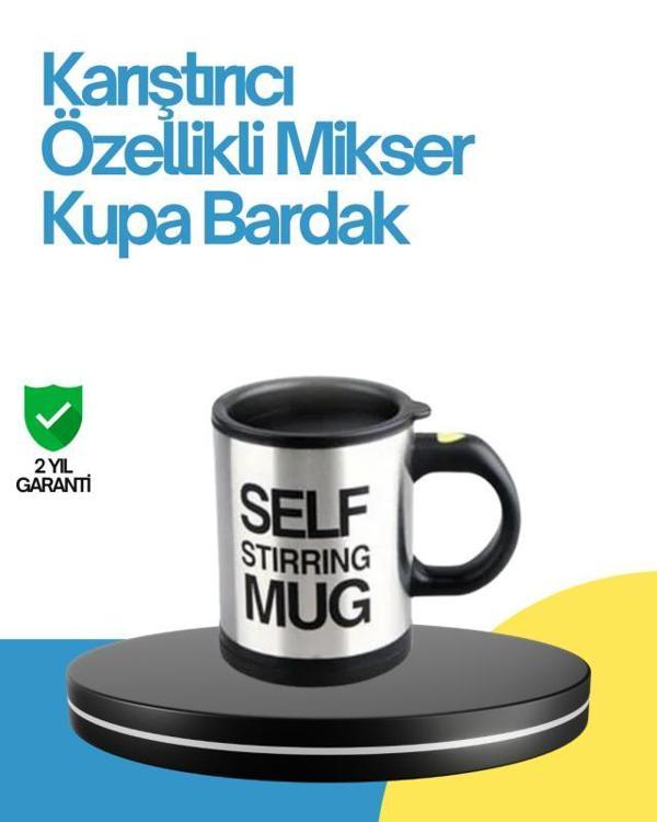 Kendi Kendini Karıştıran Termos Kupa – Pratik, Güçlü Motorlu ve Termos Özellikli - Image 1