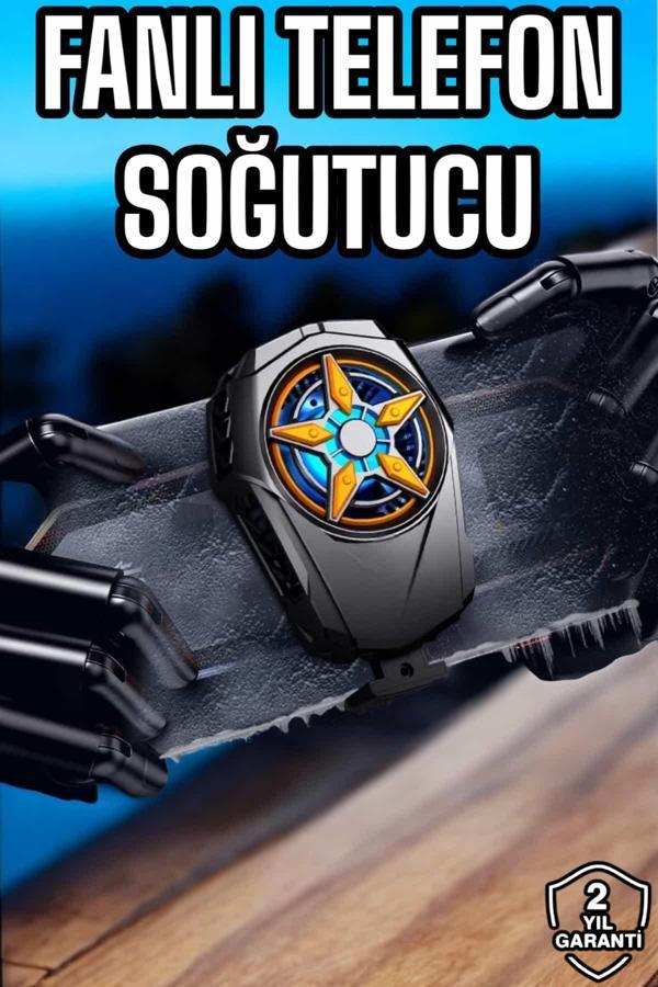 Fanlı Radyatör Soğutucu Telefon Soğutucu Tüm Telefonlara Uyumlu - Image 1