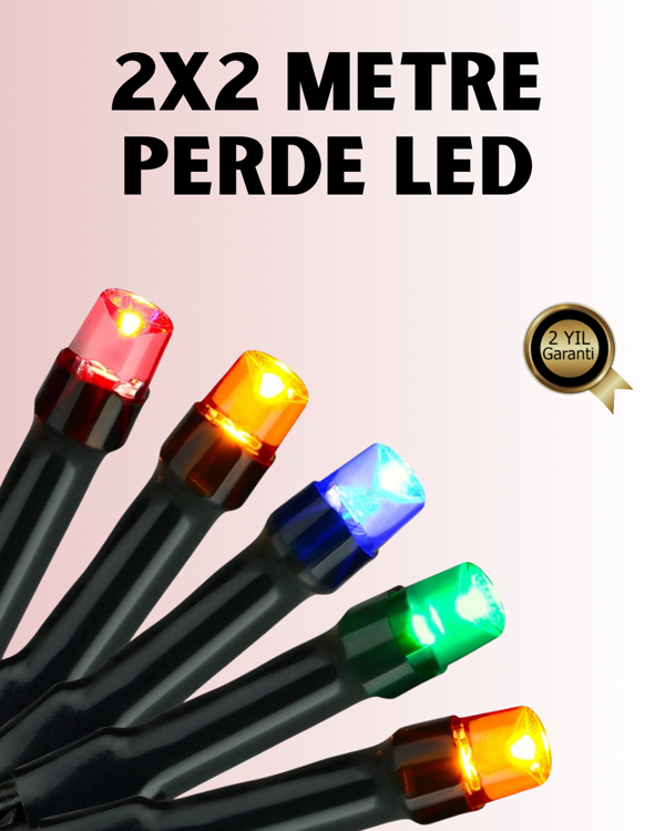 8 Modlu Zaman Ayarlı LED Perde Işık – Bahçe ve Balkon Dekorasyonu - Image 1