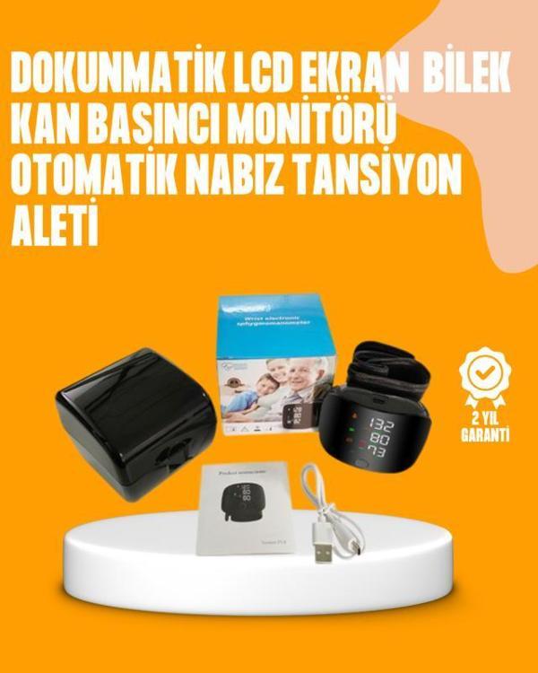 Dijital bilekten tansiyon ölçüm cihazı LCD - Image 1
