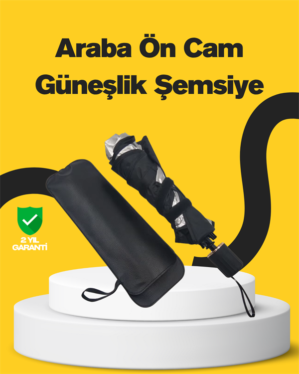 Pratik Ön Cam Güneşliği – Geniş Kapsama Alanı, Kolay Saklama - Image 1