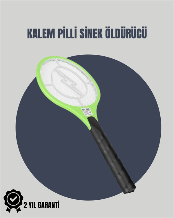 Taşınabilir Elektronik Sinek Swatter – Kimyasal İçermeyen, Ergonomik Tasarım - Image 1