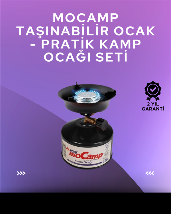 Hafif ve Kompakt Tasarımlı Taşınabilir Kamp Ocağı – Ergonomik Kullanım - Image 1