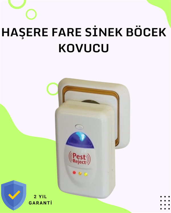 Bakım Gerektirmeyen Ultrasonik Haşere Kovucu – Uzun Ömürlü Kullanım - Image 1