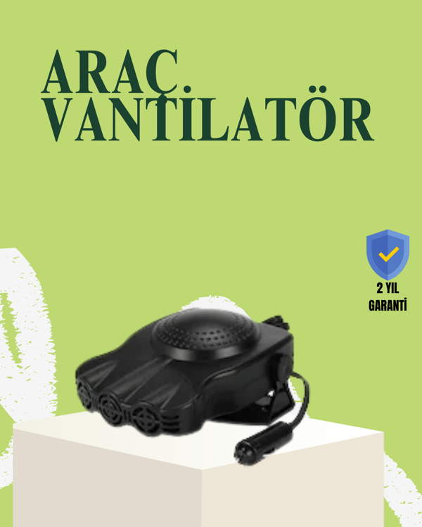 Araç İçi 150W Isıtıcı ve Soğutucu Fan - Image 1