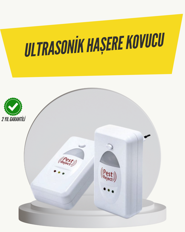 Ultrasonik Haşere Kovucu Cihaz 150 m2 Etki Alanı - Image 1