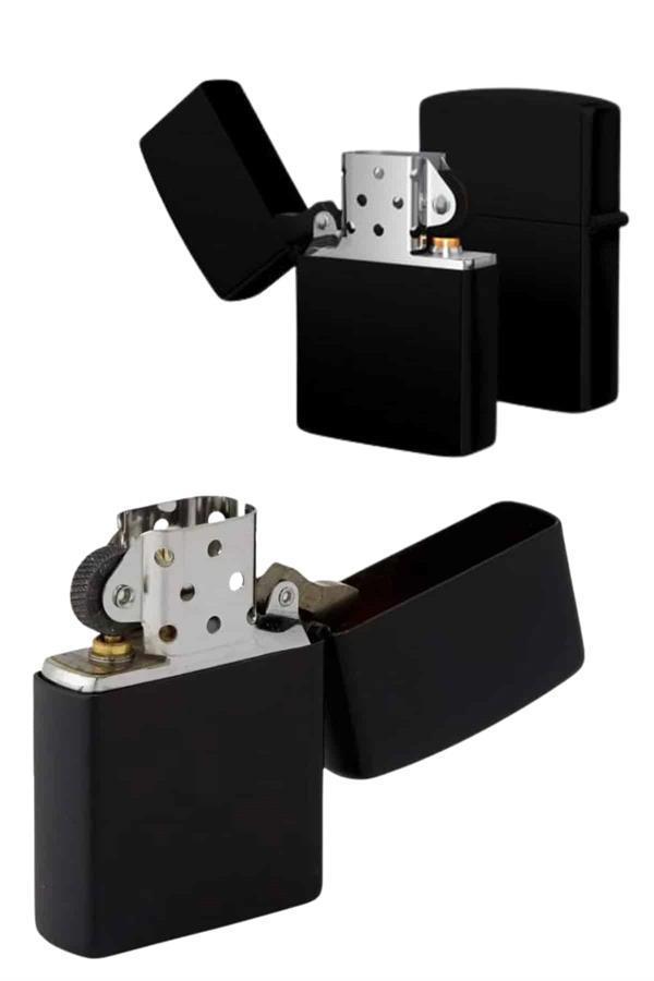 Erkeklere Özel Hediyelik Eşya Metalik Benzinli Çakmak Doldurulabilir - Image 1
