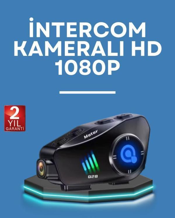 Q28 Kask Kulaklık 1080P HD Kamera – Bluetooth 5.3, Su Geçirmez, Gürültü Azaltma - Image 1