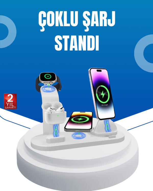 Aşırı Şarj Koruması Sunan Kablosuz Şarj Cihazı - Image 1