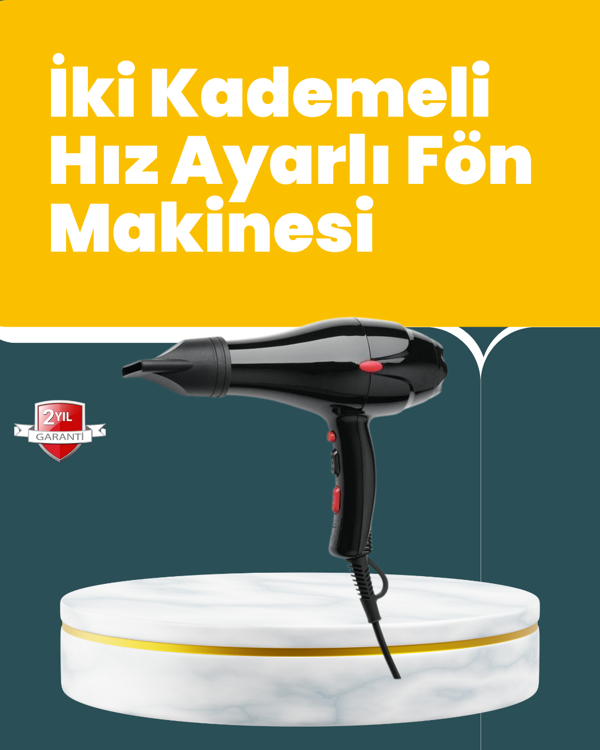 Tüm Saç Tipleri İçin 2200W Güçlü Fön Makinesi - Image 1