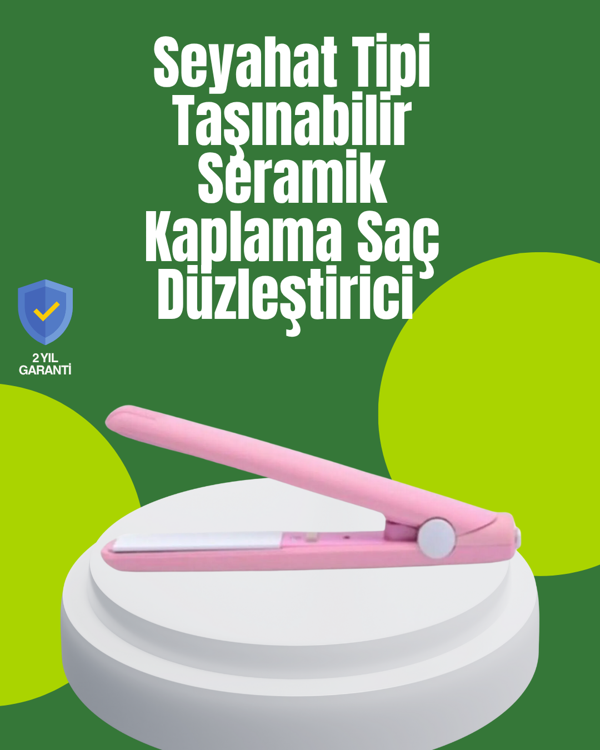 Yüzer Plakalı Kompakt Bukle Maşası – Elastik Tutuculu, Saç Dostu Profesyonel Tasarım - Image 1