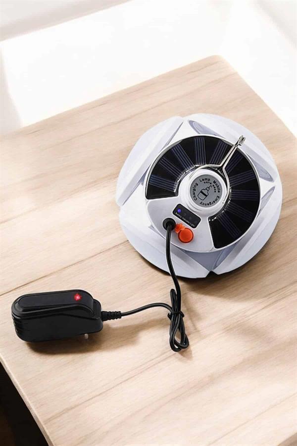 Katlanabilir Taşınabilir Kamp Lambası Işıldak Beyaz Işık Güneş Enerjili Solar Aydınlatma - Image 1