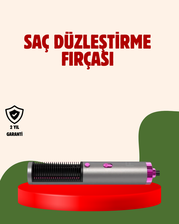 Hızlı Kurutma ve Şekillendirme İçin Saç Fırçası - Image 1