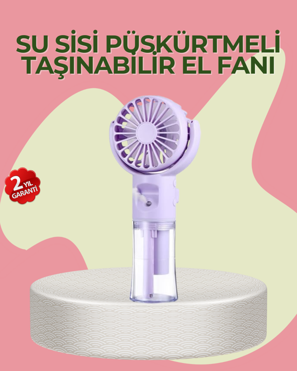 4 Kademeli Serinletici Su Buharlı El Vantilatörü - Image 1