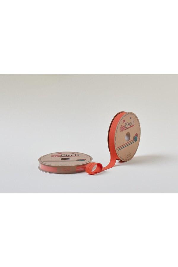 Biye Koton Katlı D17 Kiremit 2 cm 25 Metre %65 Koton %35 Polyester - Image 1